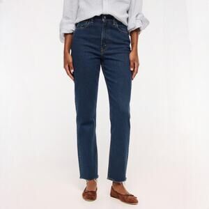 Abercrombie & Fitch Curve Love Ultra High Rise 90s Straight Jeans Size 26/2XL